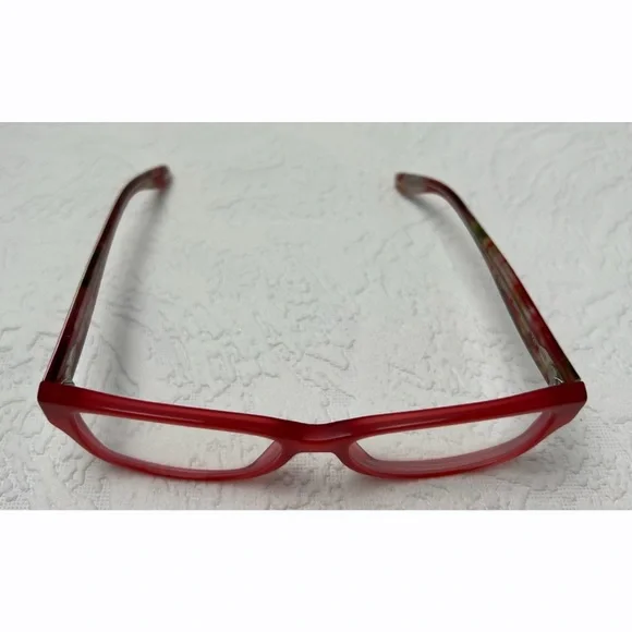 Dolce & Gabbana Opal Red Floral Print Eyeglass‎ Frame - Picture 6 of 11